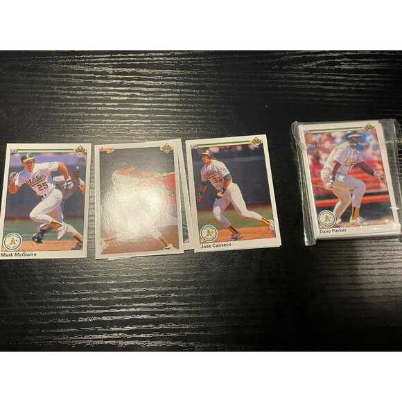 Upper Deck Baseball cards 1990 set of 24 MLB Mark McGwire Jose Canseco - Picture 3 of 4